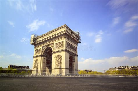 Le Arc De Triomphe Stock Photo Image Of Attraction City 68375748