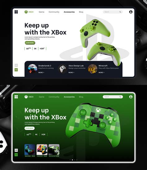 Xbox Controller Banner Design Behance