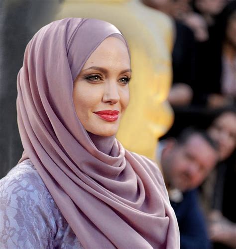 Angelina Jolie In Hijab By Ibrahimarts On Deviantart