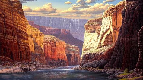 Grand Canyon Painting Artwork Backiee