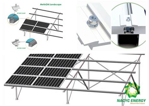 Diy ground mounted solar panels with adjustable angles video shows how to make your own 2x4 solar panel frames and mount. Anodized Ground Mount Solar Racking Systems , DIY Solar Panel Mounting System