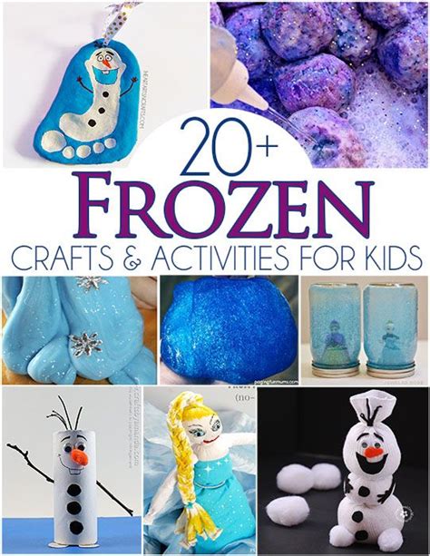 20 Frozen Crafts And Activities For Kids Link Up I Heart Arts N