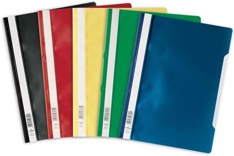 Durable 252300 Clear View Folder Report File A4 Pp Assorted Colours