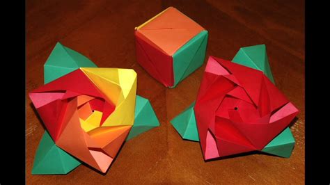 How do you make an origami bookmark? Origami Rose Cube - How To Make An Origami Magic Rose Cube ...