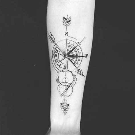 Das Ist Eine Idee Für Einen Compass Tattoo Auf Der Hand Mit Einem