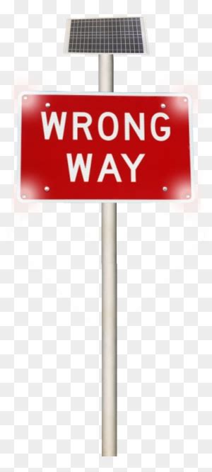 Wrong Way Sign Clip Art