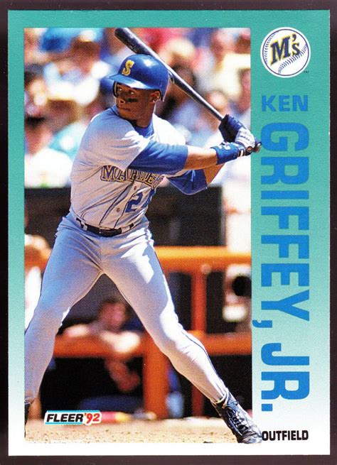 Do you enjoy talking about baseball cards, baseball collectibles, and baseball memorable? SEATTLE MARINERS 1992 FLEER KEN GRIFFEY JR NMMT #279 FREE ...