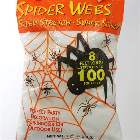 Halloweeen Club Costume Superstore Super Stretch Spiderweb 100 Square Feet
