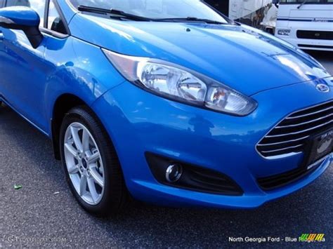 2016 Blue Candy Metallic Ford Fiesta Se Hatchback 111428131 Photo 33