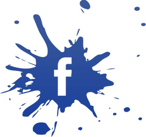Fb Facebook Logo Splash Png Clipart Large Size Png Image Pikpng