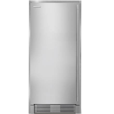 Electrolux Icon 1858 Cu Ft Frost Free Upright Freezer Stainless Steel