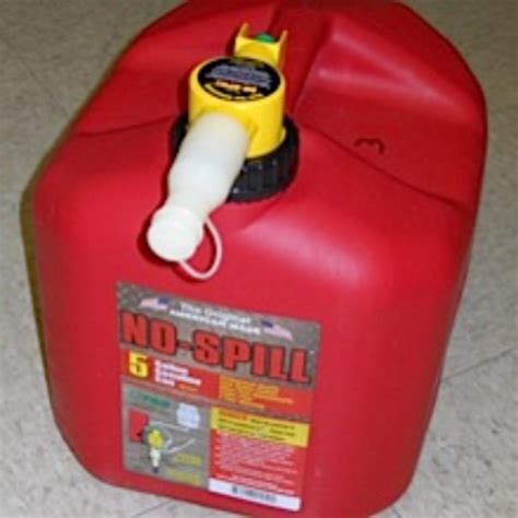 No Spill Gas Can Recall Risk Of Leaks Fires And Burns