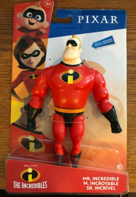 Disney Pixar The Incredibles Mr Incredible Action Figure Mattel Posable Ebay