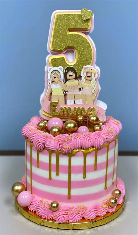 Tortenfiguren Roblox Cake Toppers Girl Decorations Birthday Roblox