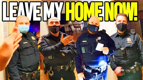cops bust in the wrong house and refuse to leave youtube