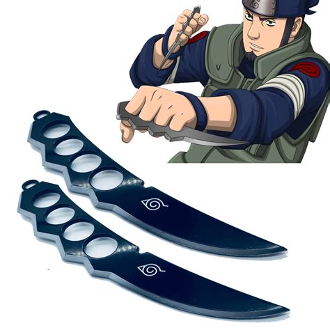 Asuma Chakra Knifes Kunai Ninja Tools Anime Naruto
