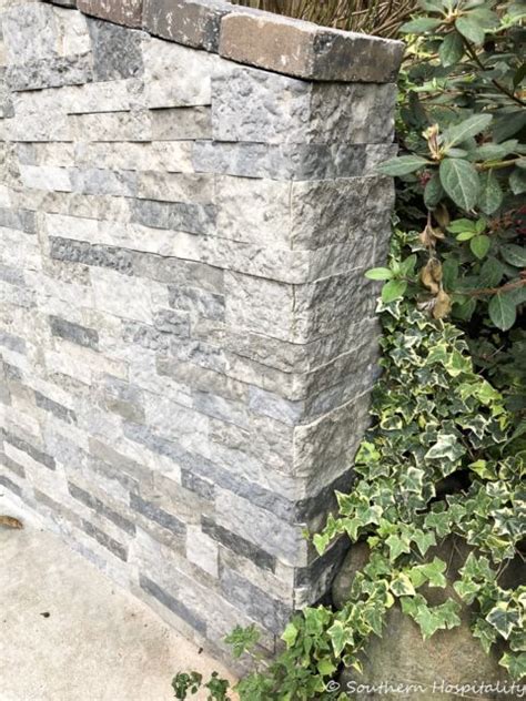 Airstone Faux Stones On Concrete Wall Install Faux Stone Walls