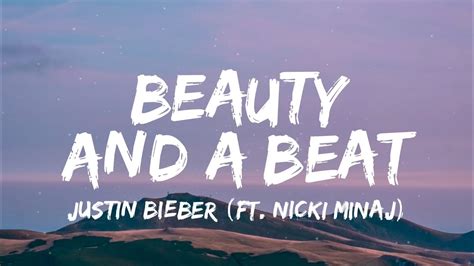 Justin Bieber Beauty And A Beat Ft Nicki Minaj Lyrics Body Rock Youtube