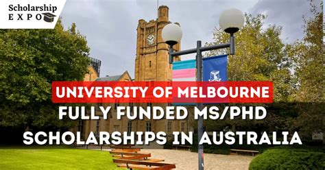 The University Of Melbourne Graduate Research Scholarship 2024