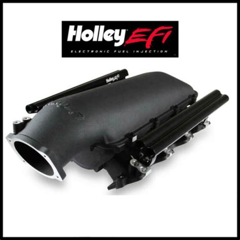 Holley Efi 300 624bk Lo Ram Intake Manifold Wrails Dual Injector Gm