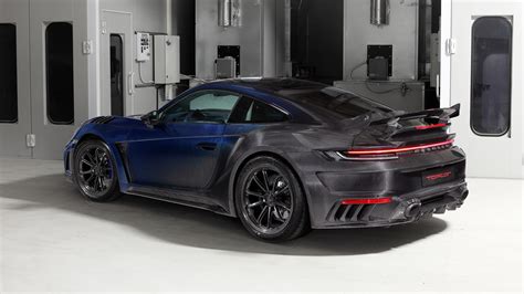 Topcar Porsche 911 Turbo S Stinger Gtr Stealth Edition 4k Wallpaper