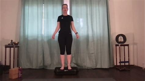 15 Minute Vibration Plate Yoga Sequence Taught By Lymphatic Massage Therapist Youtube