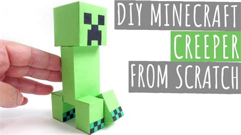 Diy Minecraft Creeper From Scratch Minecraft Papercraft Creeper The Best Porn Website
