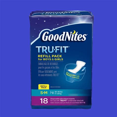 Goodnites Tru Fit Real Underwear Disposable Absorbent Inserts Refill