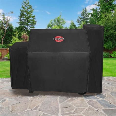 Char Griller Gravity Fed Cover 64 In Black Charcoal Grill Cover In The