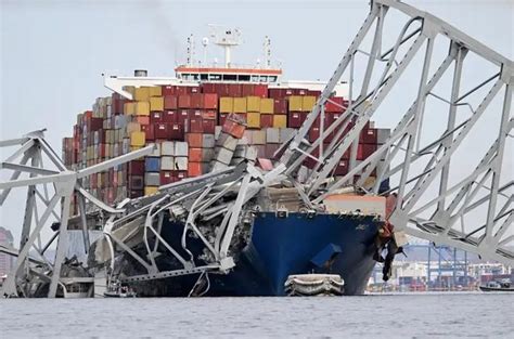 Baltimore Bridge Collapse Container Ship Incident Truck And Freight