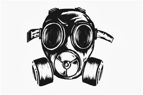 Skull With Gas Mask Drawing At Getdrawings Free Download