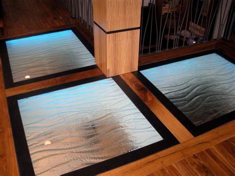 Glass Panel Floor Insert Walls Panels And Room Dividers Signature Art Glass By Design