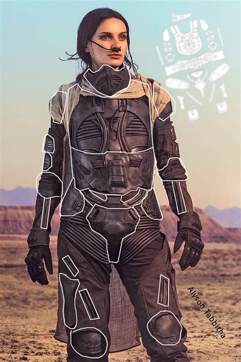 Alyson Tabbitha Cosplay Pattern Template Dune Stillsuit Still Suit