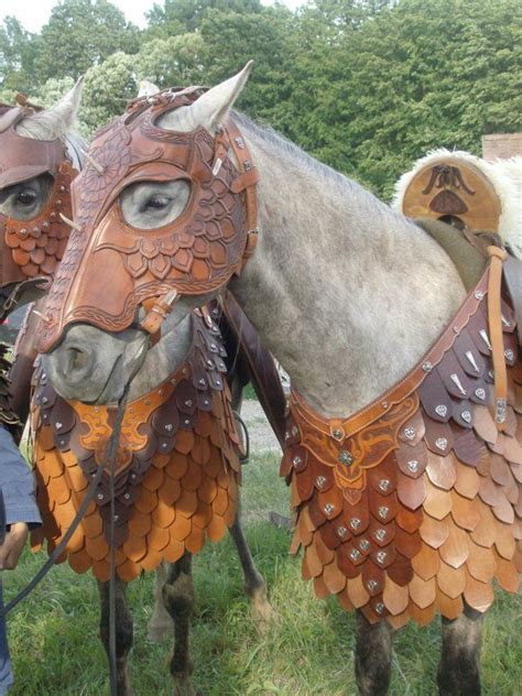 Leather Armor Horse Costumes Medieval Horse Horse Armor