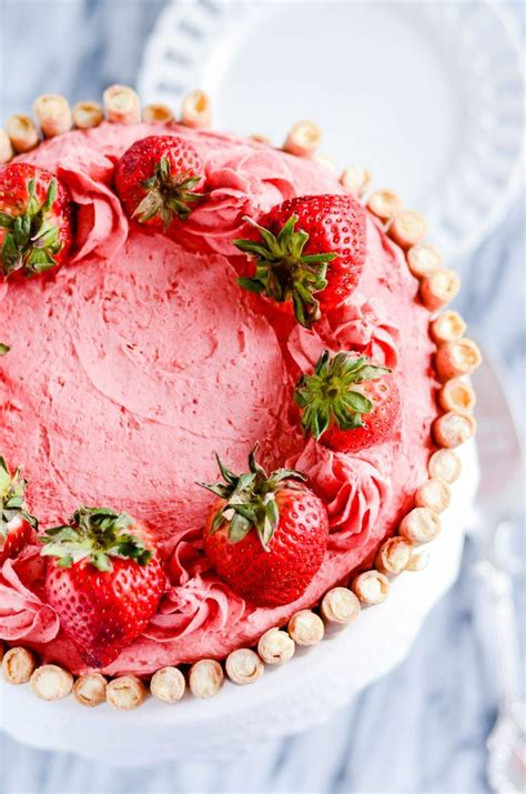 Check spelling or type a new query. Strawberry Frosted Lemon Layer Cake Recipe | Recipe ...