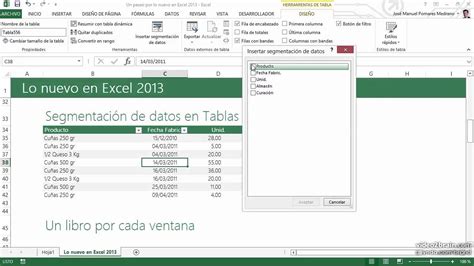 01 Lo Nuevo En Excel 2013 Youtube