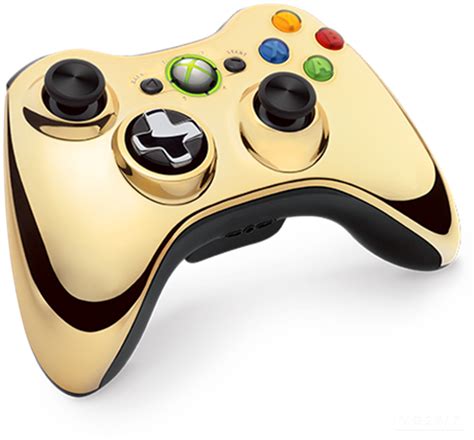 Xbox 360s Gold Chrome Controller Unveiled Coming August