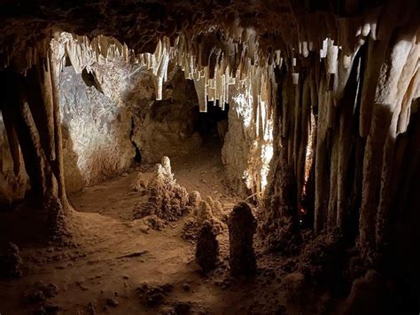Explore A Cavern Underneath A Mountain At Colossal Cave In Arizona