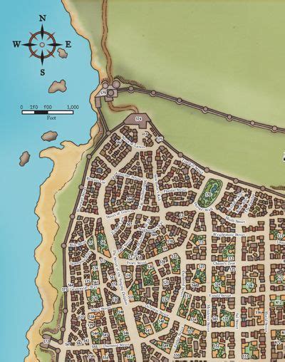 Waterdeep Forgotten Realms Wiki Fandom Fantasy City Map Dnd