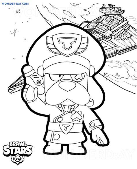 Colonel Ruffs Brawl Stars Coloring Pages Printable Star Coloring
