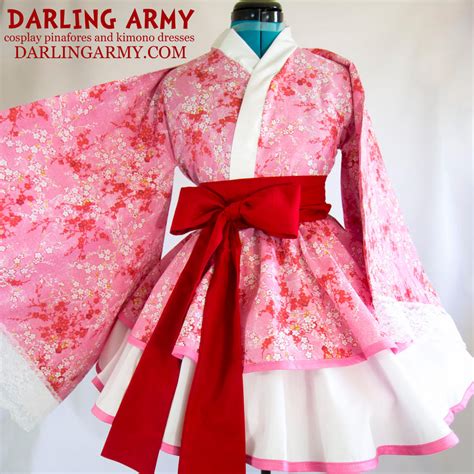 Pink Sakura Cosplay Kimono Dress By Darlingarmy On Deviantart