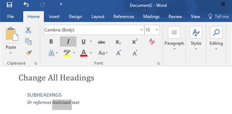 67 Microsoft Word Tip How To Select All Text With Similar Formatting