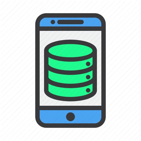 Application Database Mobile Phone Storage Icon Download On Iconfinder