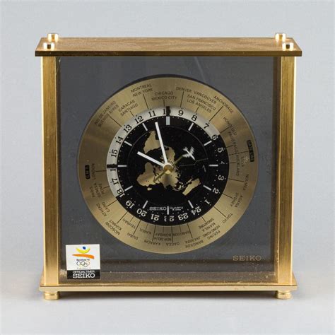 Lot A Seiko World Time Clock