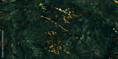 Green Marble With Golden Veins Black Marbel Natural Pattern For