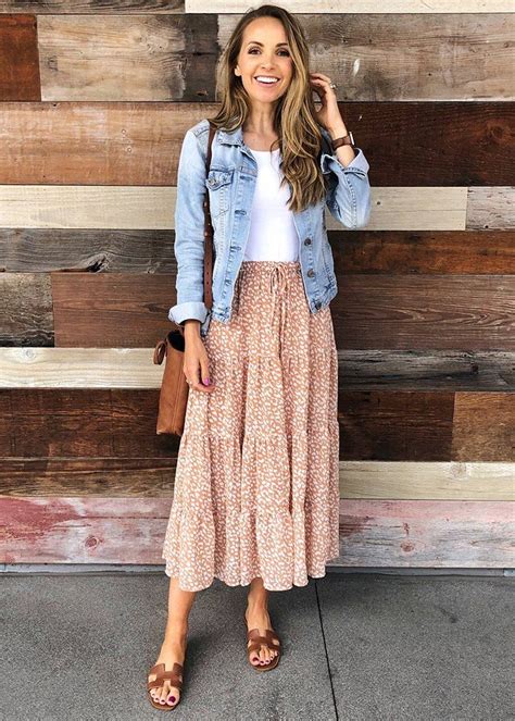 Cute Midi Skirts For Spring Merrick S Art Modest Outfits Fashion Outfits Boho Outfits