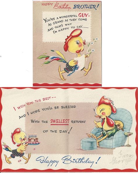 Free Printable Vintage Birthday Postcards Rose Clearfield Cheryls Place Vintage Birthday Cards