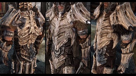 Skyrim Le The Two Of The Best Dragonbone 4k Armor Retexture