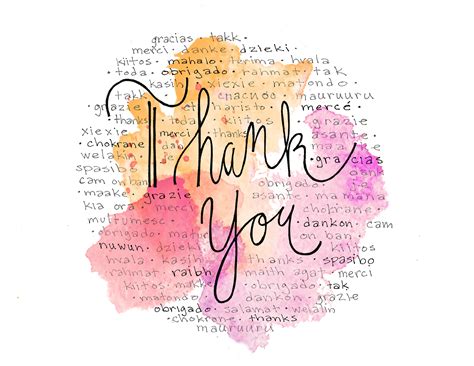 Thank You Printable Thank You Cards For The Whole Year