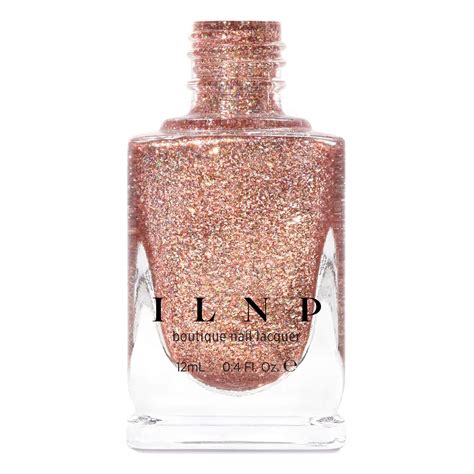 Ilnp Juliette Holographic Nail Polish Rose Gold Buy Online In United